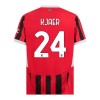 Maillot de Supporter AC Milan Kjaer 24 Domicile 2024-25 Pour Homme